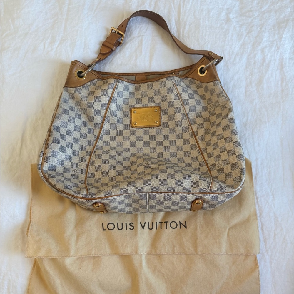 LOUIS VUITTON Damier Azur Galliera GM Hobo - Picture 2 of 6